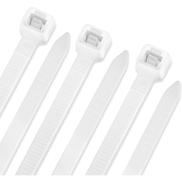 Cable Tie, 18 in L, 5 in Max Bundle Dia., Natural, Nylon 6/6, 175 lb Strength, 250 PK